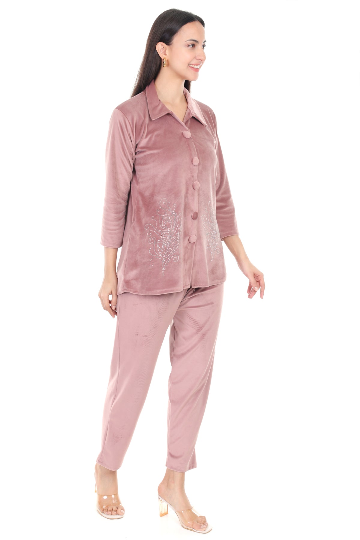 Velvet Ladies Cort Set