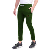 Zurich Dot Joggers for Men Olive Green