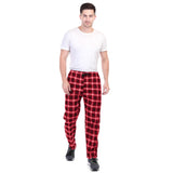 Cotton Joggers for Men Red