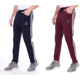 london mart Pack of 2 Men & Women Solid Multicolor Track Pants