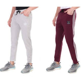 london mart Pack of 2 Men & Women Solid Multicolor Track Pants