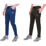 london mart Pack of 2 Men & Women Solid Multicolor Track Pants