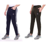 london mart Pack of 2 Men & Women Solid Multicolor Track Pants