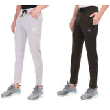 london mart Pack of 2 Men & Women Solid Multicolor Track Pants