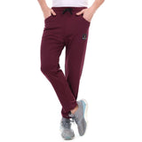 london mart Men & Women Solid Red Track Pants