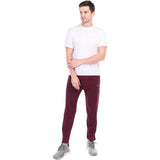 london mart Men & Women Solid Red Track Pants